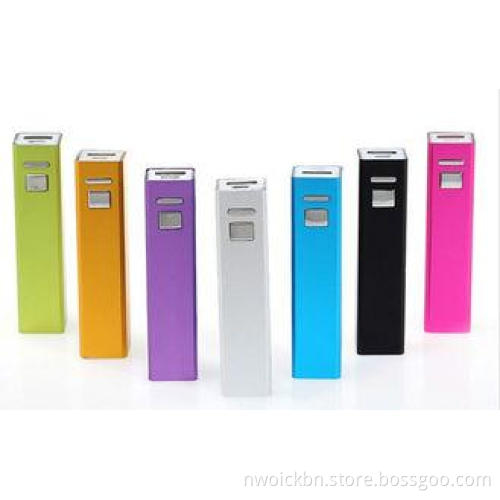 Lithium-ion ROHS 2600MAh USB Power Bank 5V , Colorful Lip S